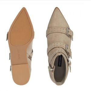 🆕️👞Nine West Seraphim Ankle Booties, Taupe - Sz 8-1/2